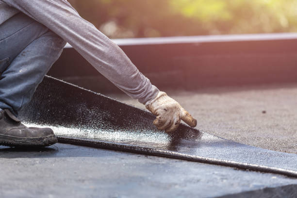 Professional Exterior Waterproofing technician working in Auburn, IL